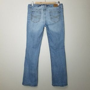 Aeropostale Chelsea Bootcut Stretch Faded Jeans